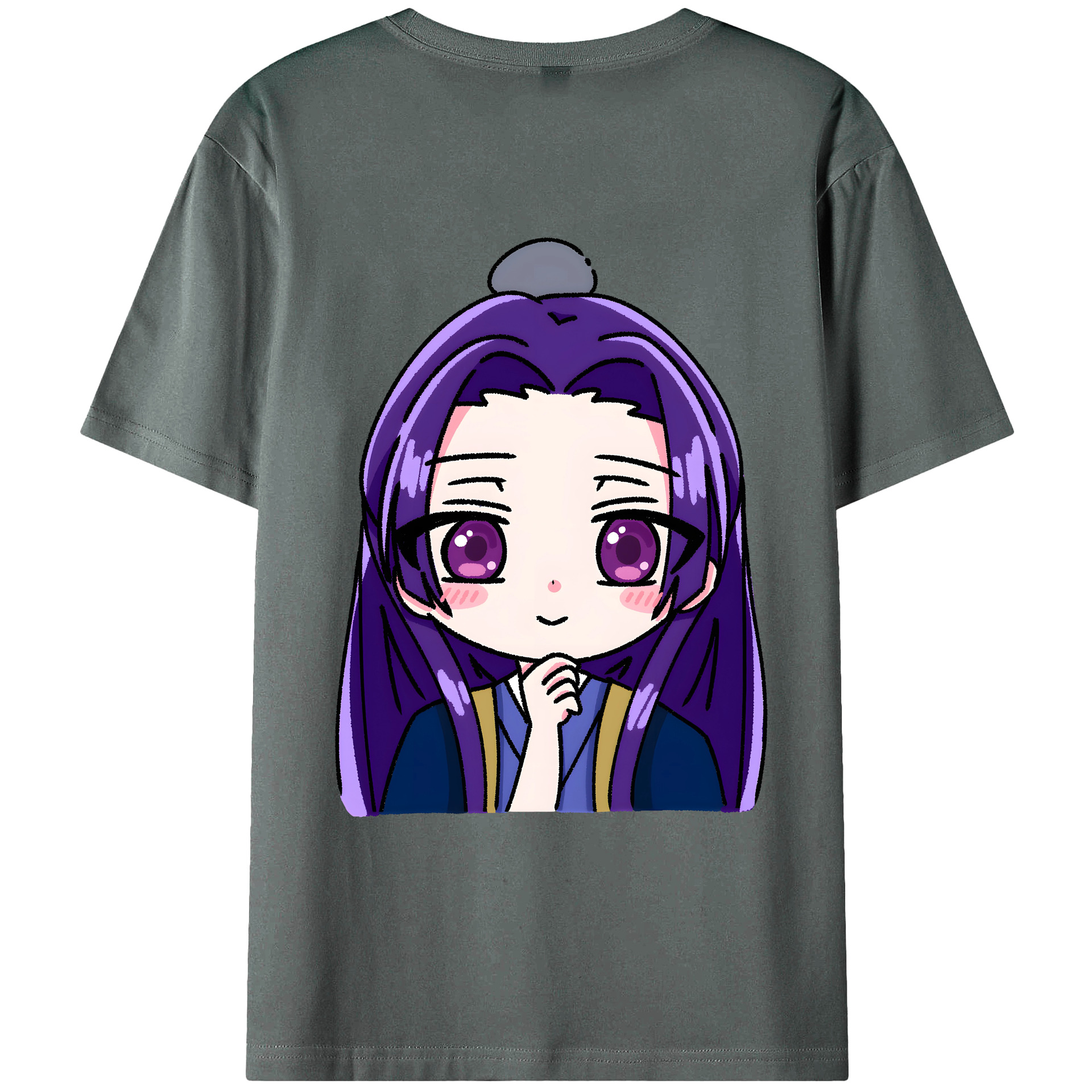（画像用） 薬屋のひとりごと The Apothecary Diaries 綿100％ メンズ半袖Tシャツ（バックプリント） 通気性